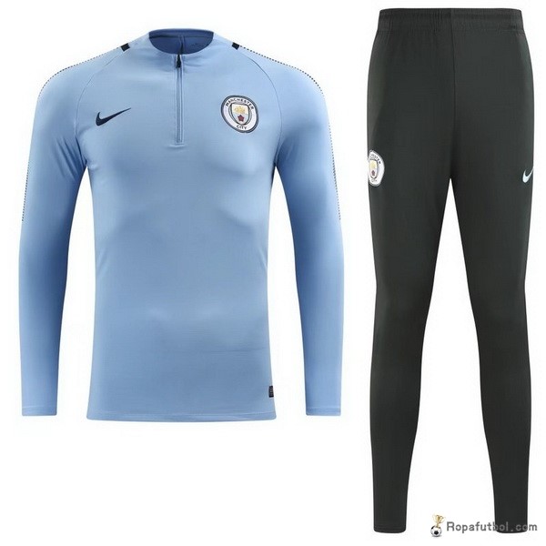 Chandal Manchester City 2017/18 Azul Claro Gris